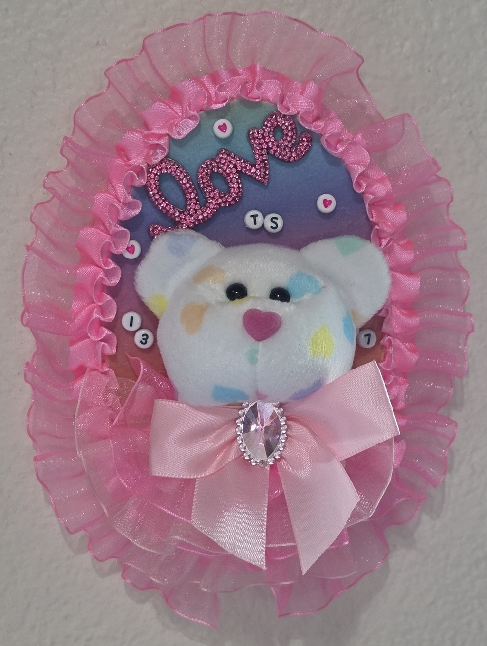 Lover Beanie Babies Taxidermy Wall Hanging